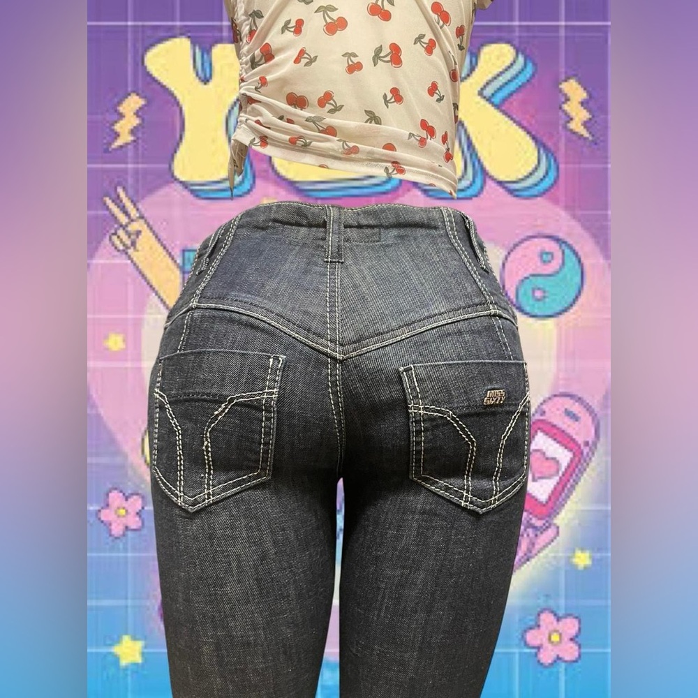 Miss Sixty Dark Straight Leg Jeans
